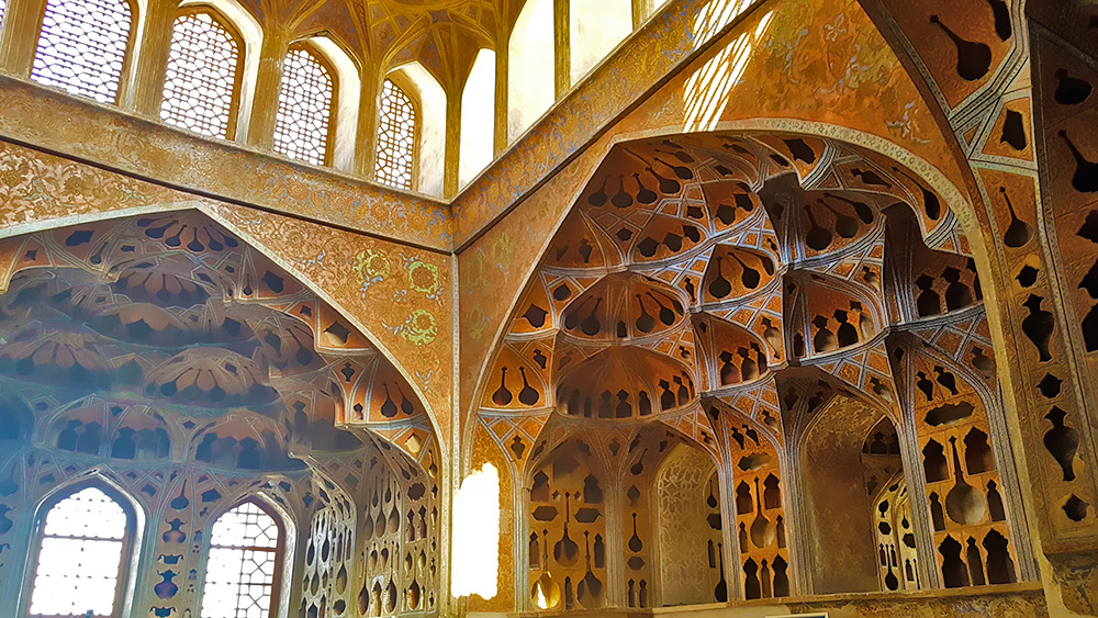 Ali Qapu music room of Naqsh-e Jahan square, Isfahan, Iran