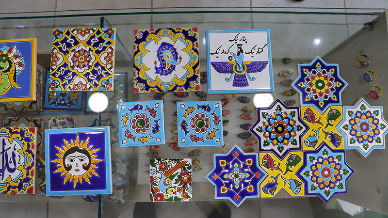Iranian tiles, kashi, Iran