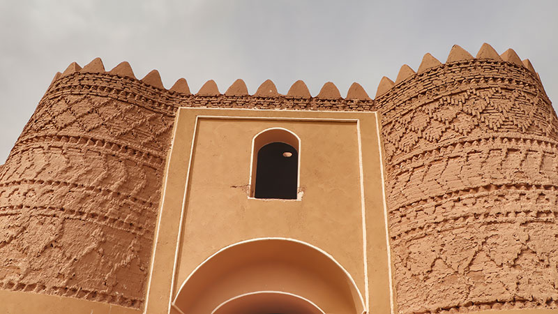 Shafi Abad Caravanserai near Lut desert
