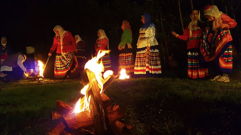 Fire is a sacred element in Persia and chaharshanbe suri