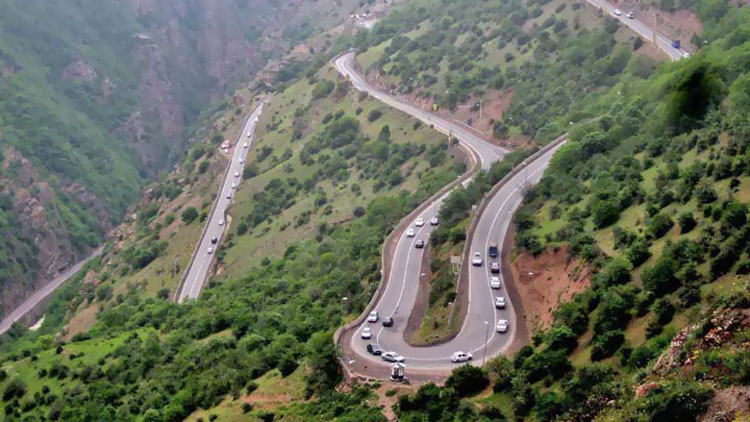 Chalus Road tehran to Mazandaran