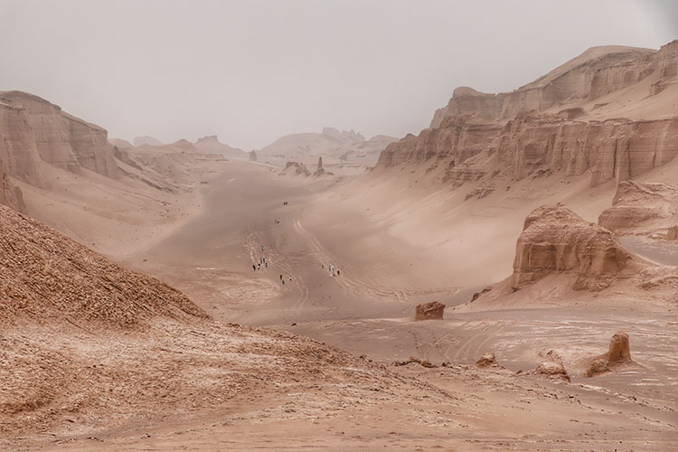 Kaluts of Shahdad in Lut desert