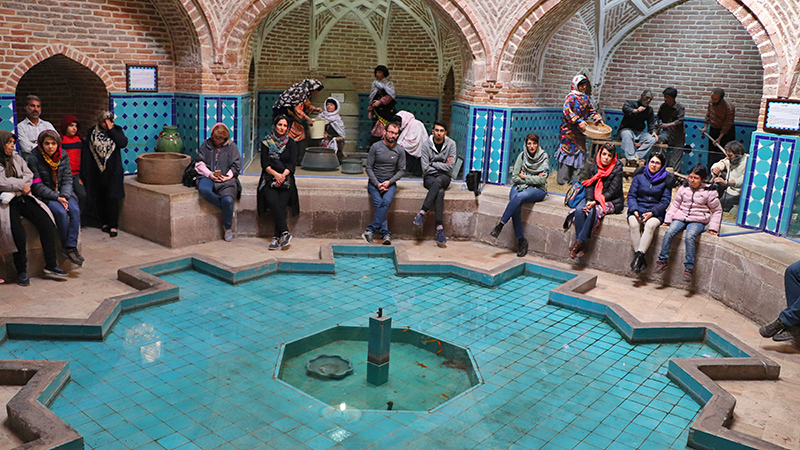 Qajar bath the anthropology museum of Qazvin