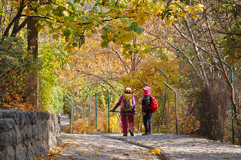 jamshidiyeh park near kolak chal slopes