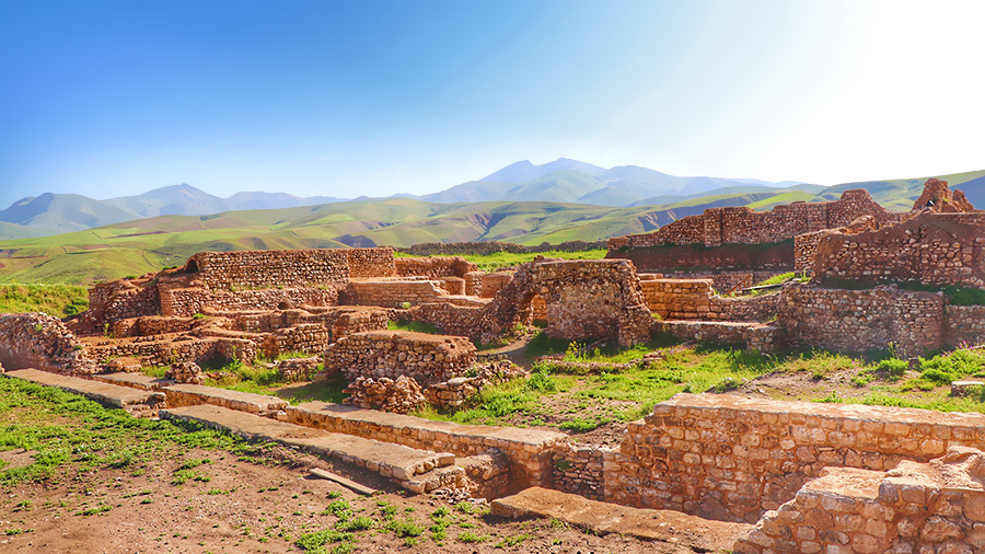 Takht-e Soleyman or Azargoshanb site, the world heritage treasure of Iran