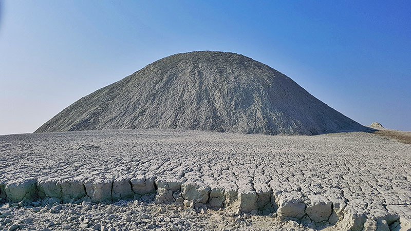 tang mud volcano in sistan and baluchistan