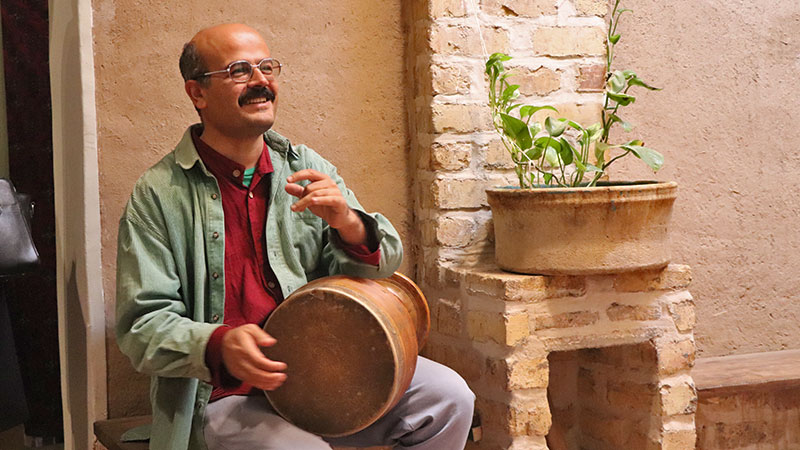 Tanbur, a traditional major drum